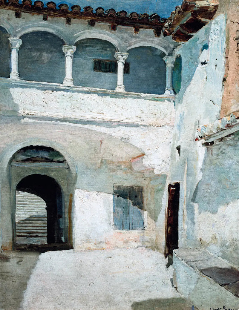 Pátio de San Juan de Porta Coeli, Valência - Joaquín Sorolla