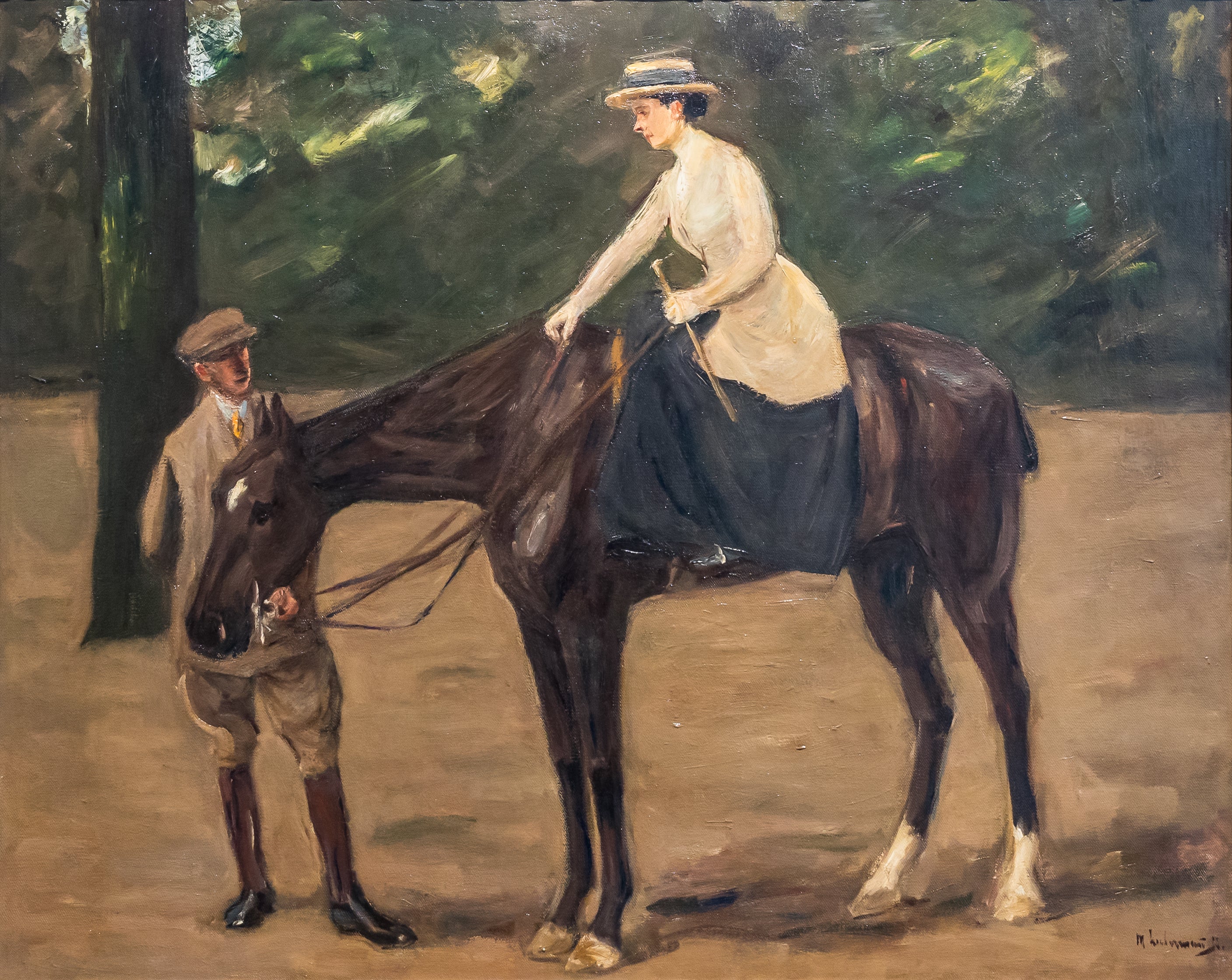 A Filha do Artista a Cavalo - Max Liebermann