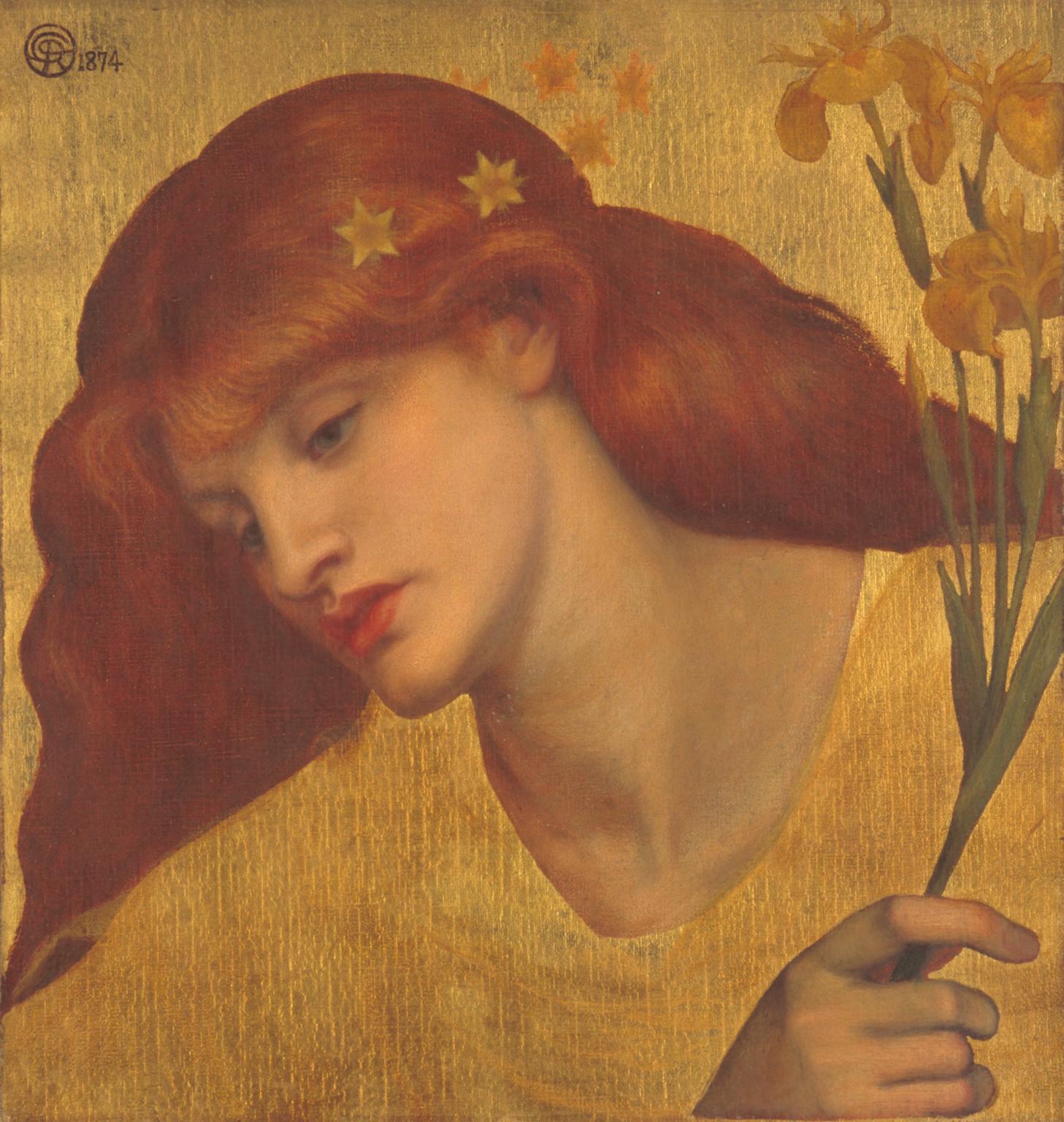 Sainte Lilias - Dante Gabriel Rossetti