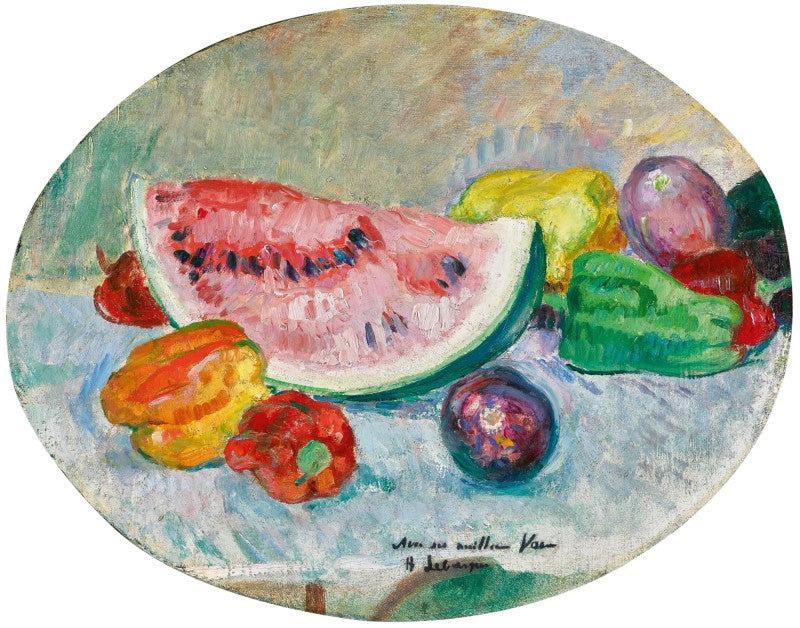 Nature morte au melon - Henri Lebasque