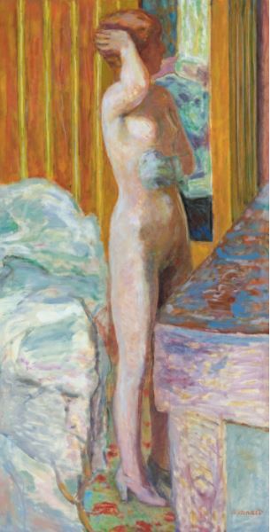 Reproduction du tableau « Nu debout - Pierre Bonnard » par Alpha Reproduction en peinture à l’huile