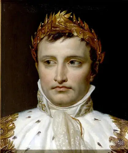 Napoleão, cabeça coroada - Jacques-Louis David