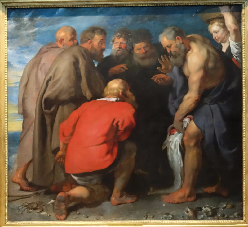 São Pedro recebendo o dinheiro do tributo - Peter Paul Rubens