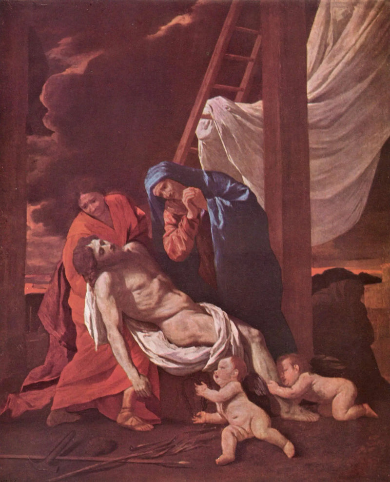 Descente da cruz - Nicolas Poussin