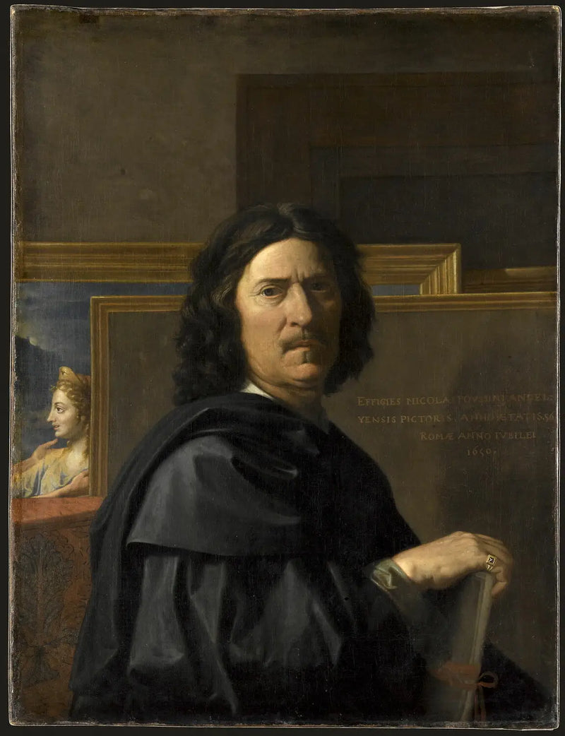 Retrato do artista - Nicolas Poussin