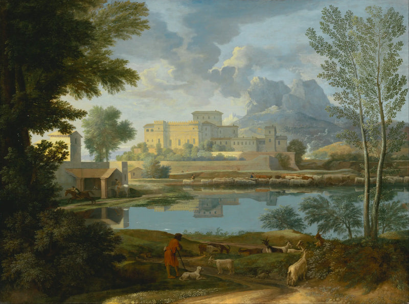 Paisagem em tempo calmo - Nicolas Poussin