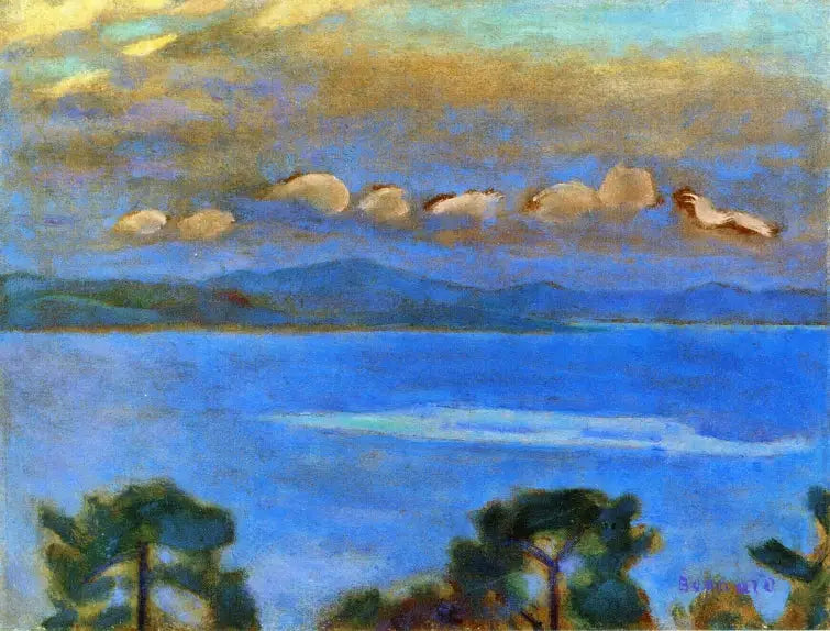 Paisagem noturna, o Golfo de Saint-Tropez - Pierre Bonnard