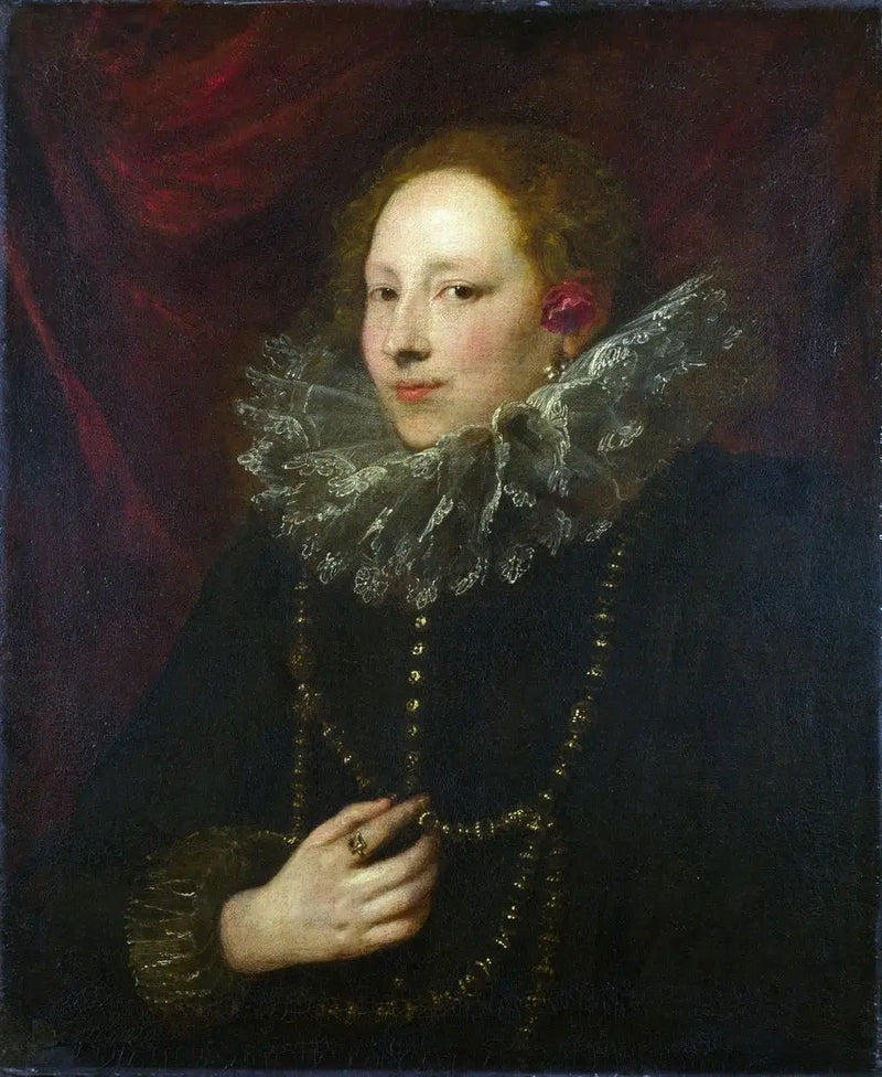 Retrato de mulher - Antoine van Dyck