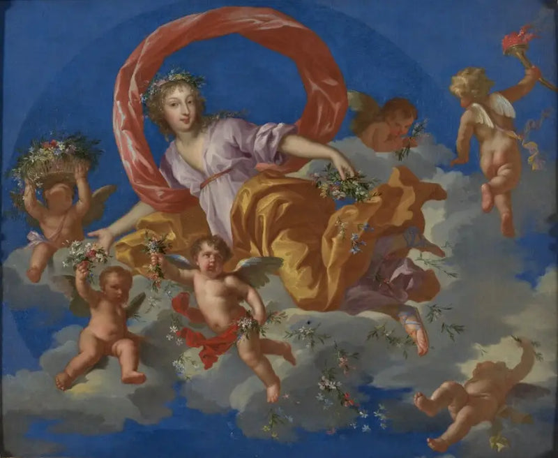 Retrato histórico de Henriette de Inglaterra, duquesa de Orléans (1644-1670) - Jean Nocret