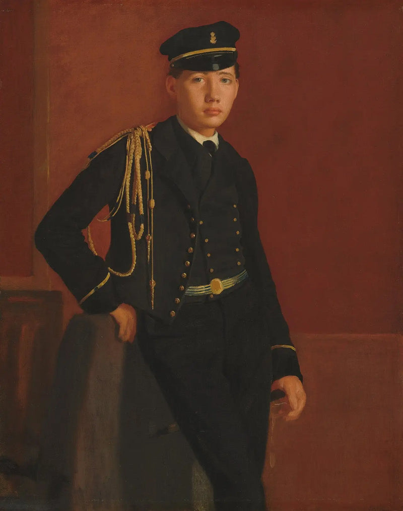 Achille De Gas em uniforme de cadete - Edgar Degas