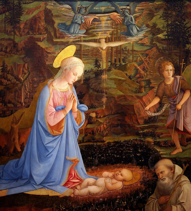 Adoração Camaldoli - Fra Filippo Lippi