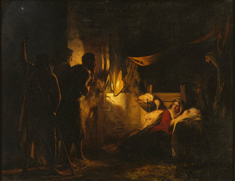 Adoração dos pastores - Carl Heinrich Bloch
