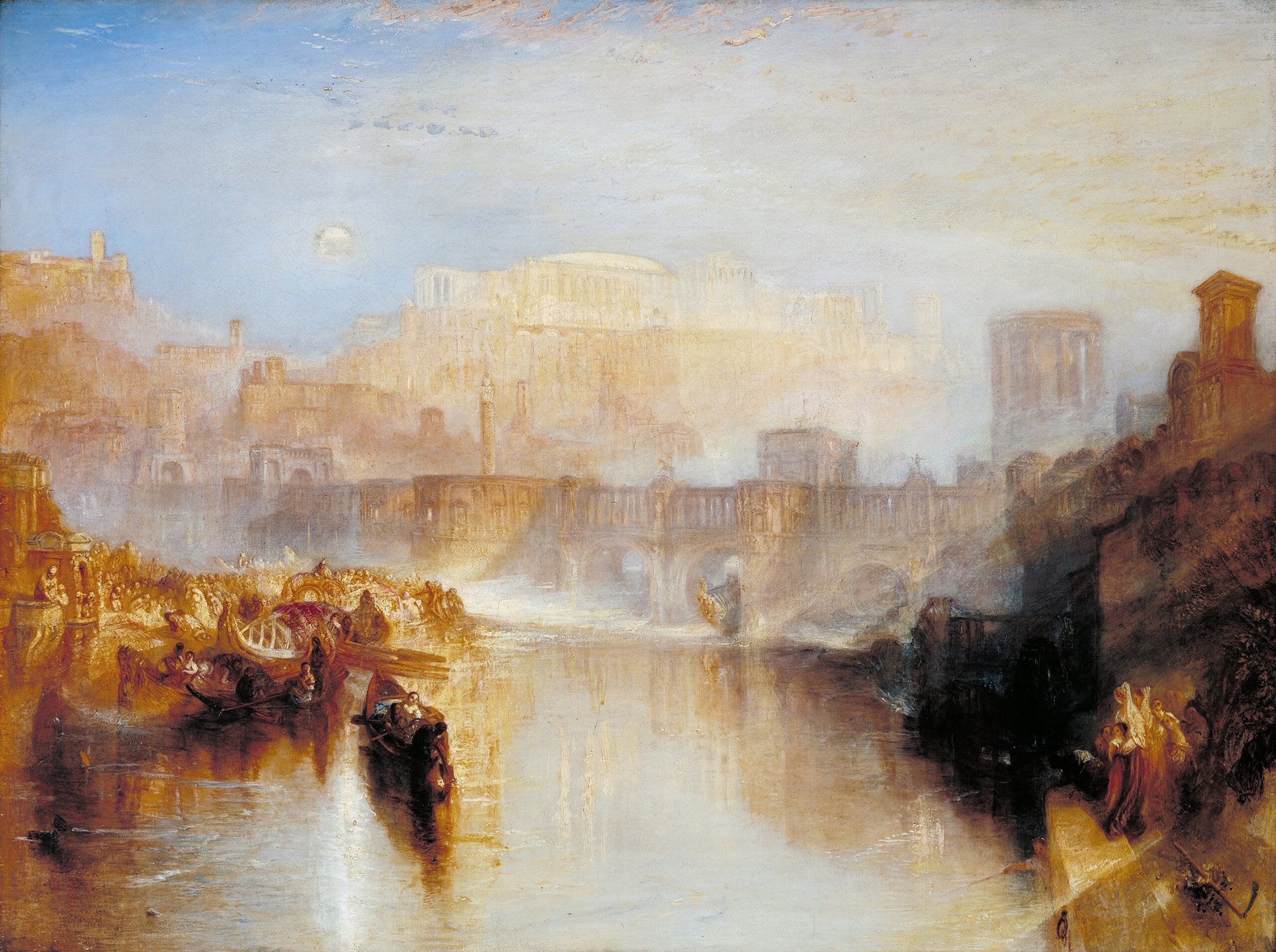 Agripina Aterrissando com as Cinzas de Germânico - J. M. W. Turner