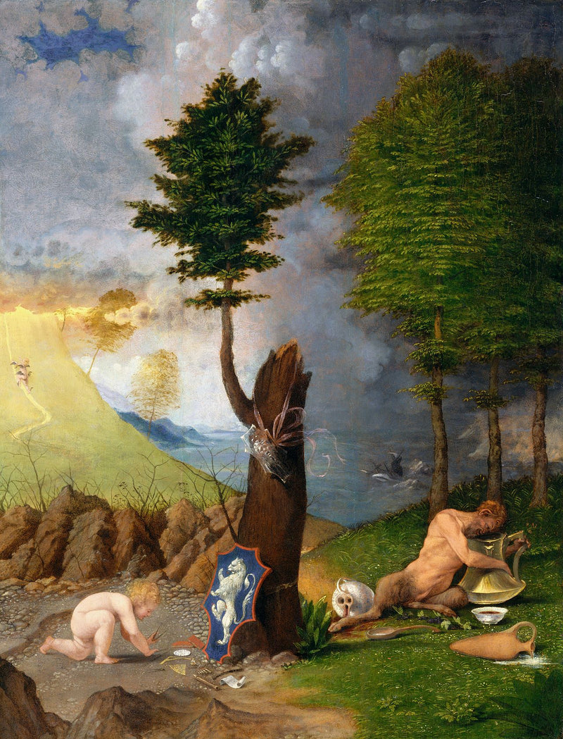 Allegoria do Vício e da Virtude - Lorenzo Lotto