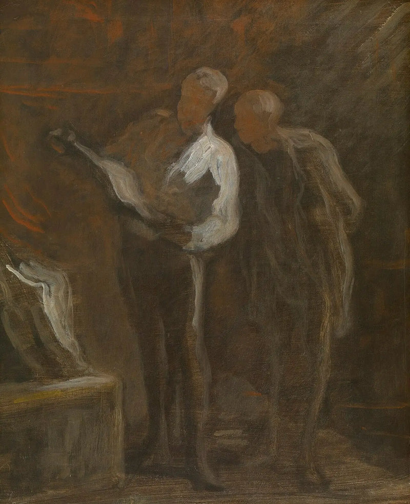 Amantes de gravuras - Honoré Daumier