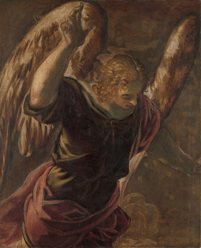 Anjo da Anunciação - Jacopo Tintoretto