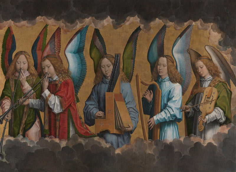 Anjos músicos - Hans Memling
