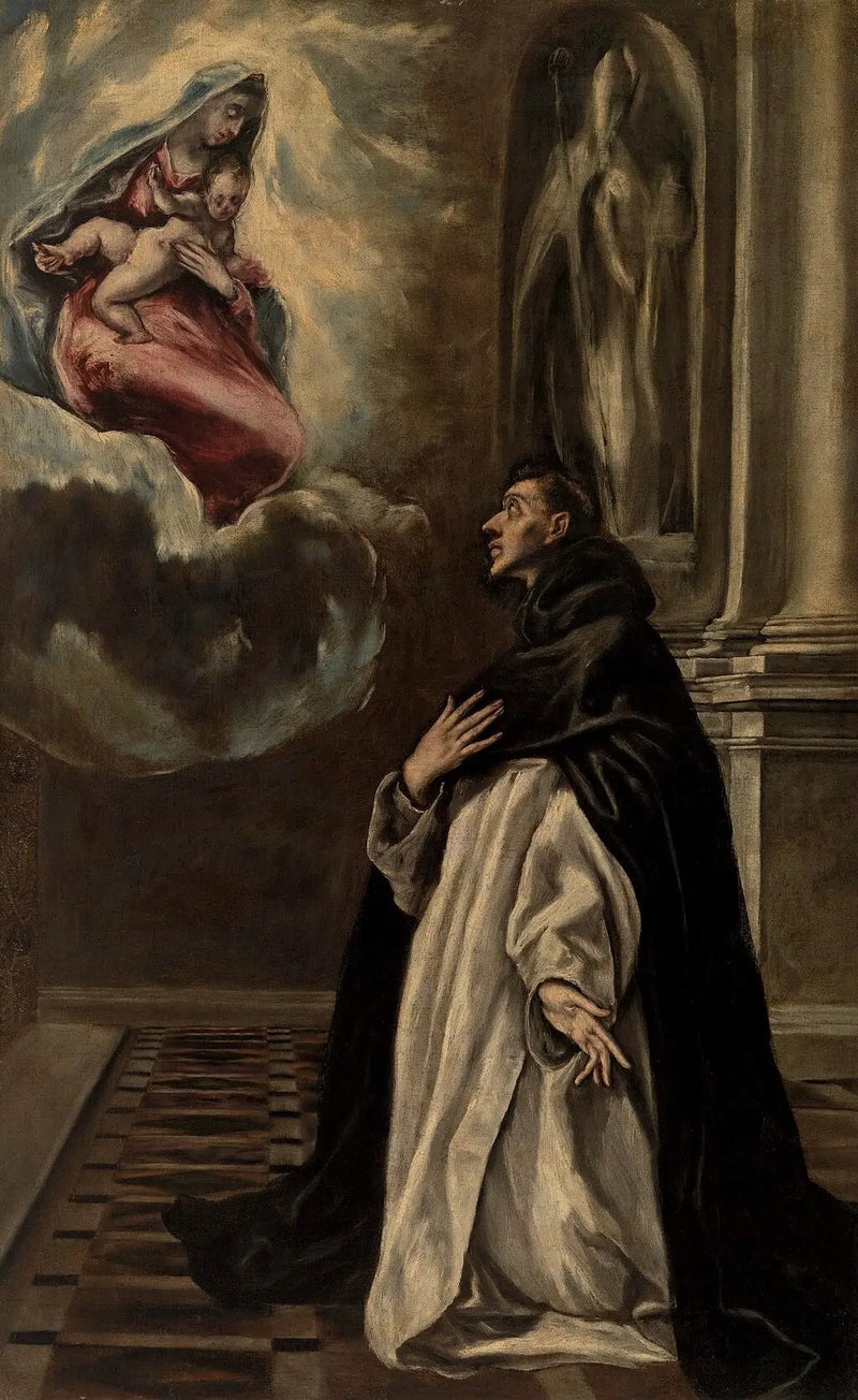 Aparição da Virgem e do Menino a São Hipácio - El Greco
