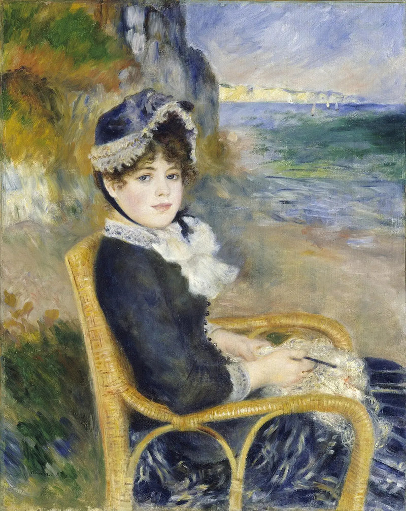 À beira do mar - Pierre-Auguste Renoir