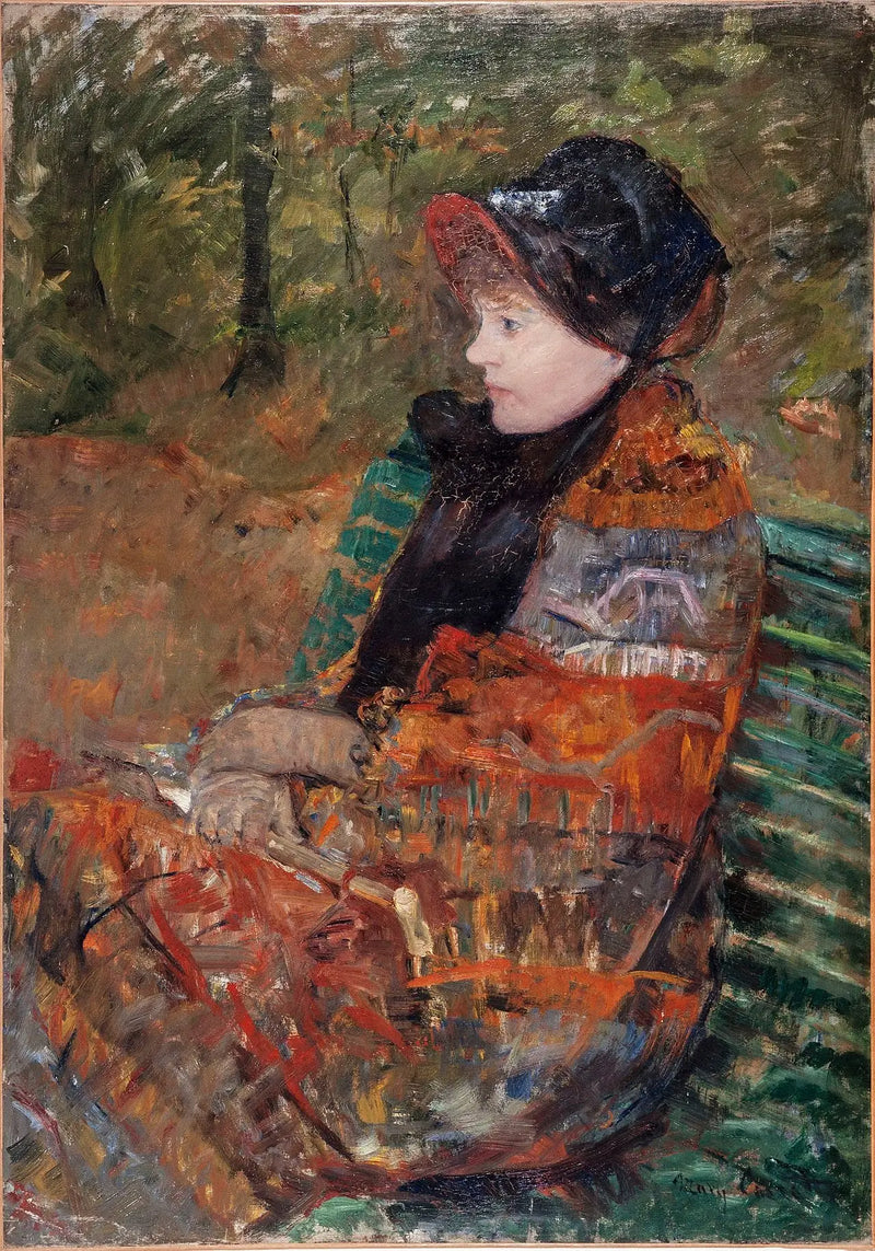 Outono, retrato de Lydia Cassatt - Mary Cassatt