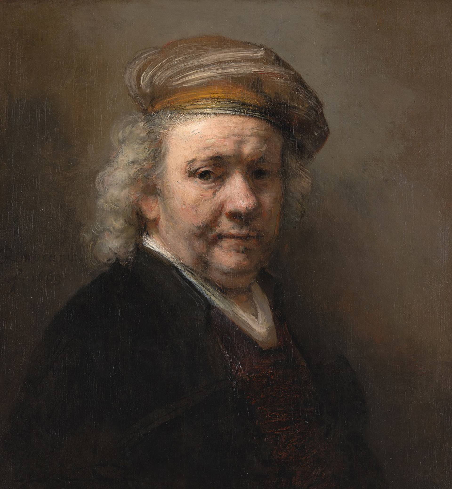 Reproduction du tableau « Autoportrait - Rembrandt » par Alpha Reproduction en peinture à l’huile