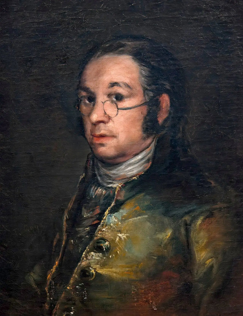 Autorretrato com óculos - Francisco de Goya