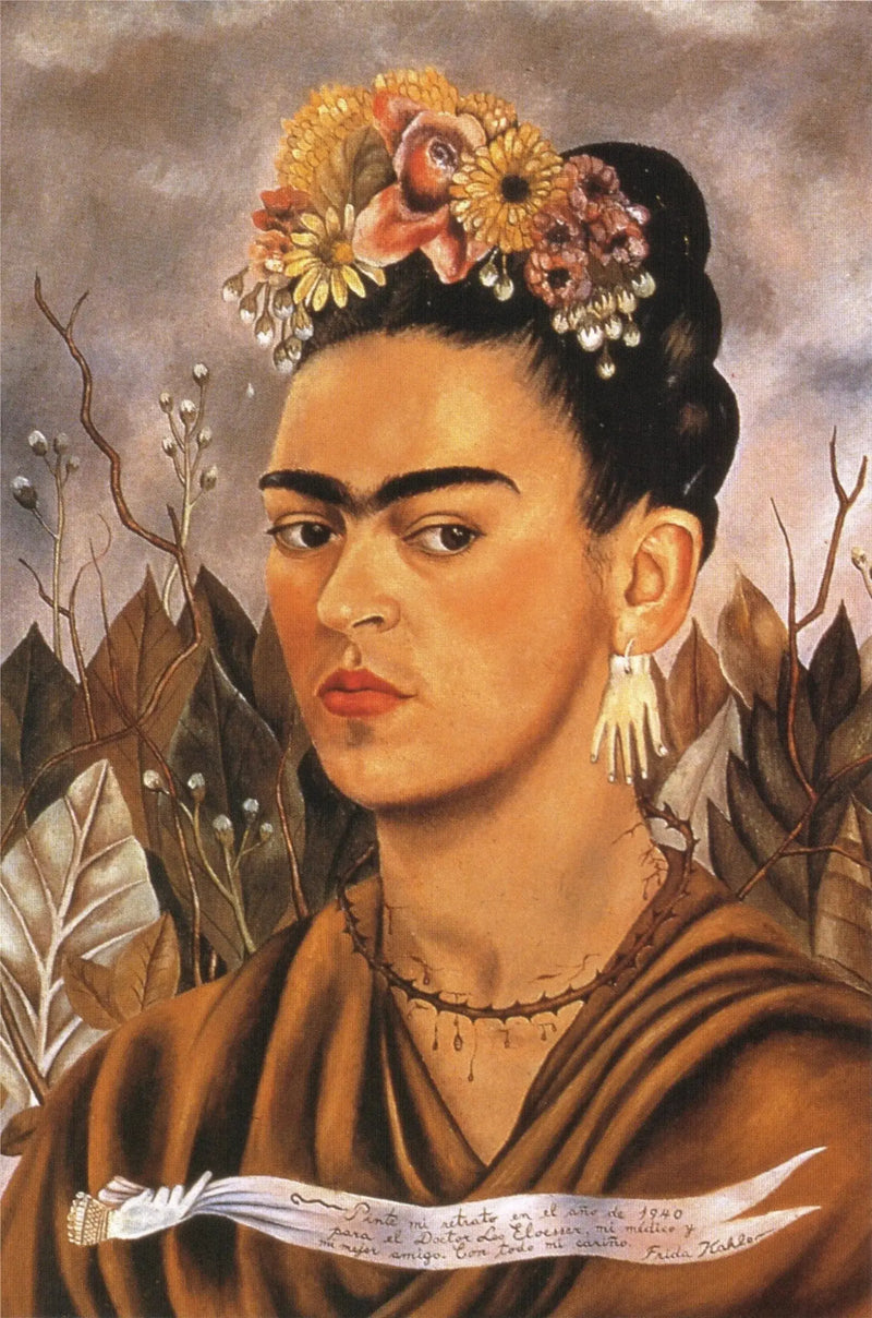 Autorretrato dedicado ao Dr. Eloessser - Frida Kahlo
