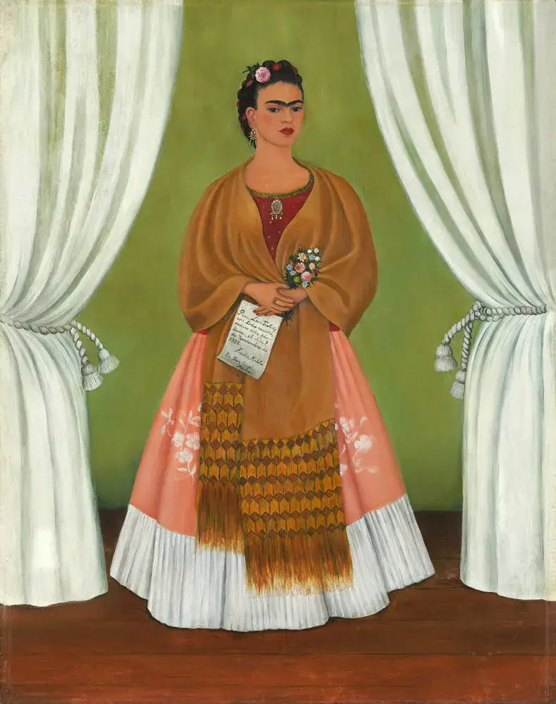 Autorretrato dedicado a Léon Trotski - Frida Kahlo