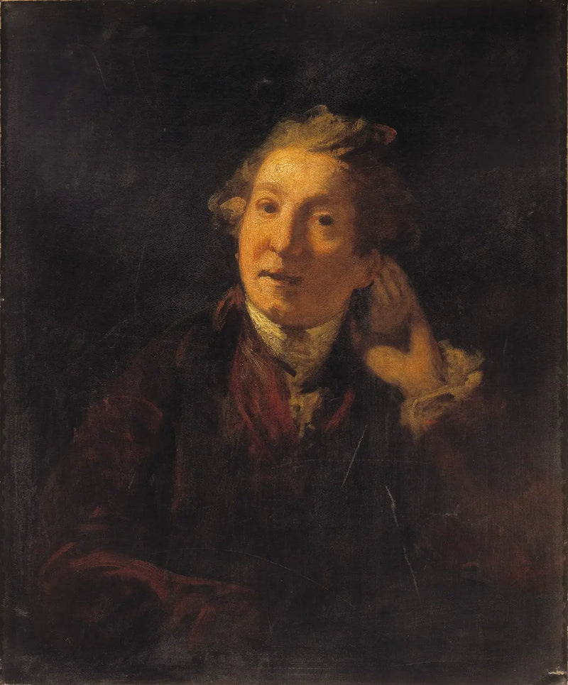 Autorretrato do artista como homem surdo - Joshua Reynolds