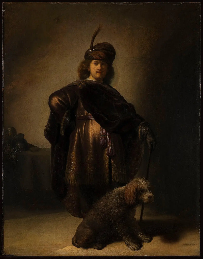 Autorretrato em hábitos orientais - Rembrandt
