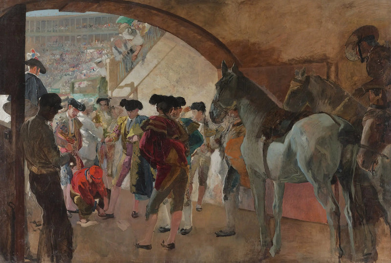 Antes da corrida - Joaquín Sorolla