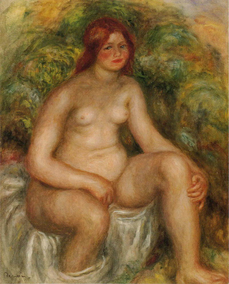 Banheira sentada - Pierre-Auguste Renoir