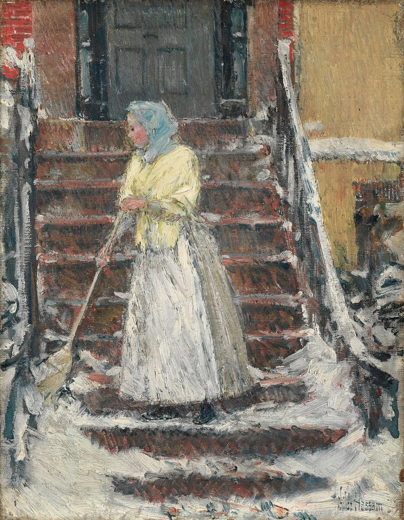 Pincelada de neve - Childe Hassam