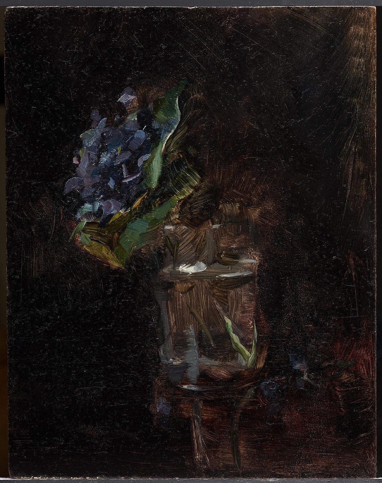 Reproduction du tableau « Bouquet de violettes dans un vase - Henri de Toulouse-Lautrec » par Alpha Reproduction en peinture à l’huile