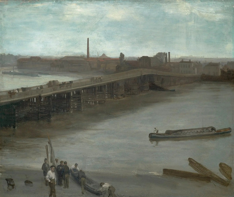 Bronze e prata: a velha ponte de Battersea - James Abbott McNeill Whistler