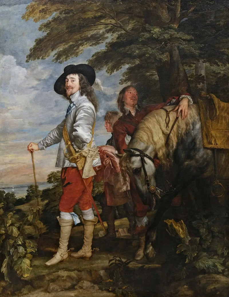 Carlos I na caça - Antoine van Dyck