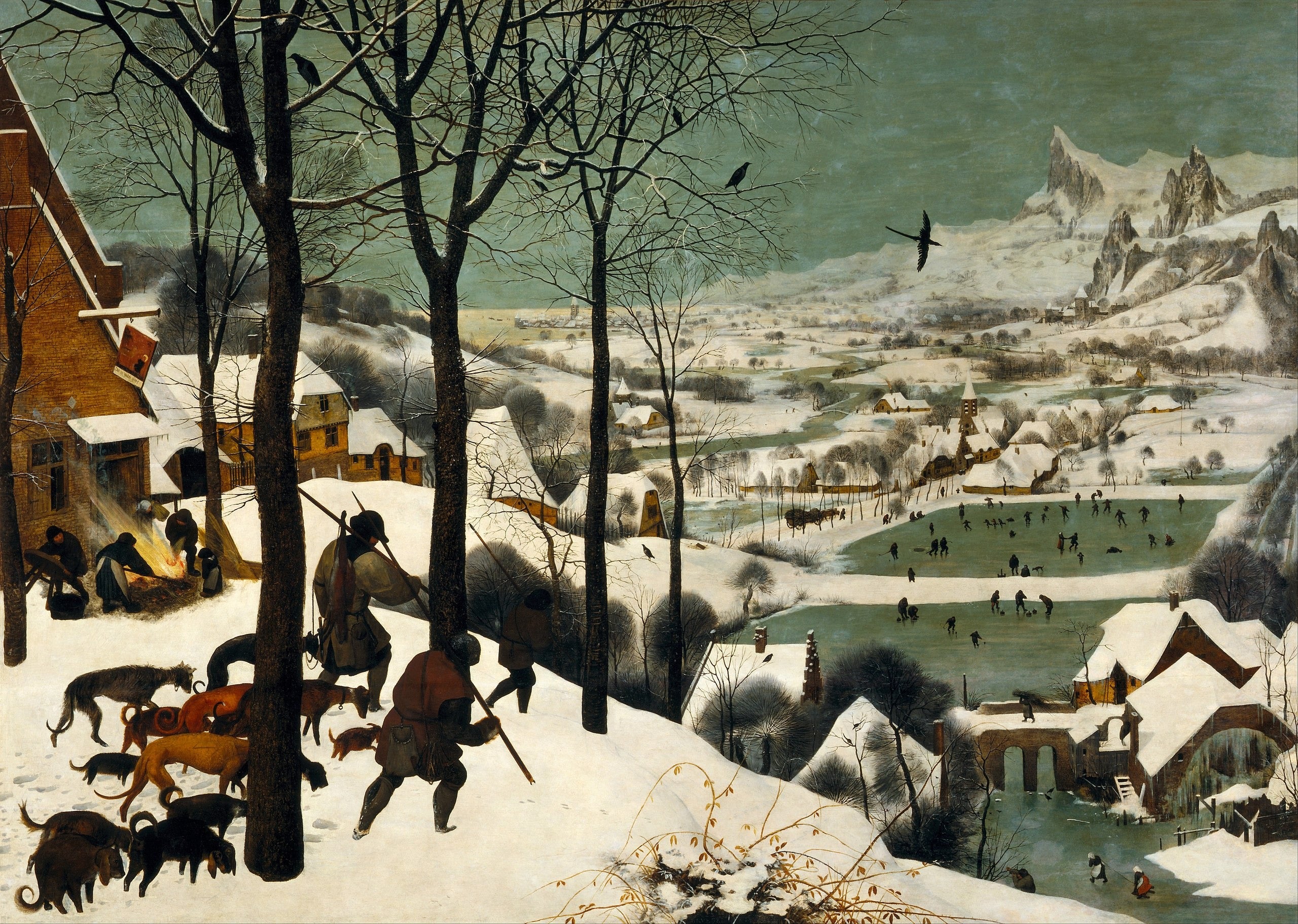 Caçadores na Neve - Pieter Brueghel, o Velho