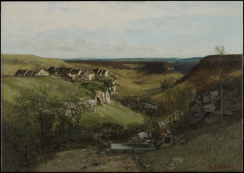 Castelo de Ornans - Gustave Courbet
