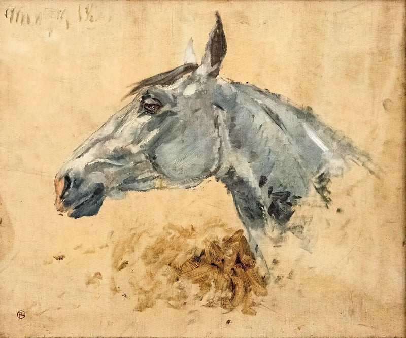 Cavalo branco Gazelle - Henri de Toulouse-Lautrec