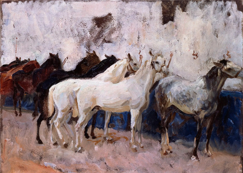 Cavalos em Palma - John Singer Sargent