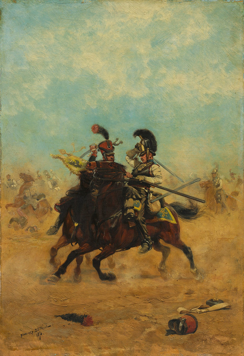 Luta pelas cores - Édouard Detaille