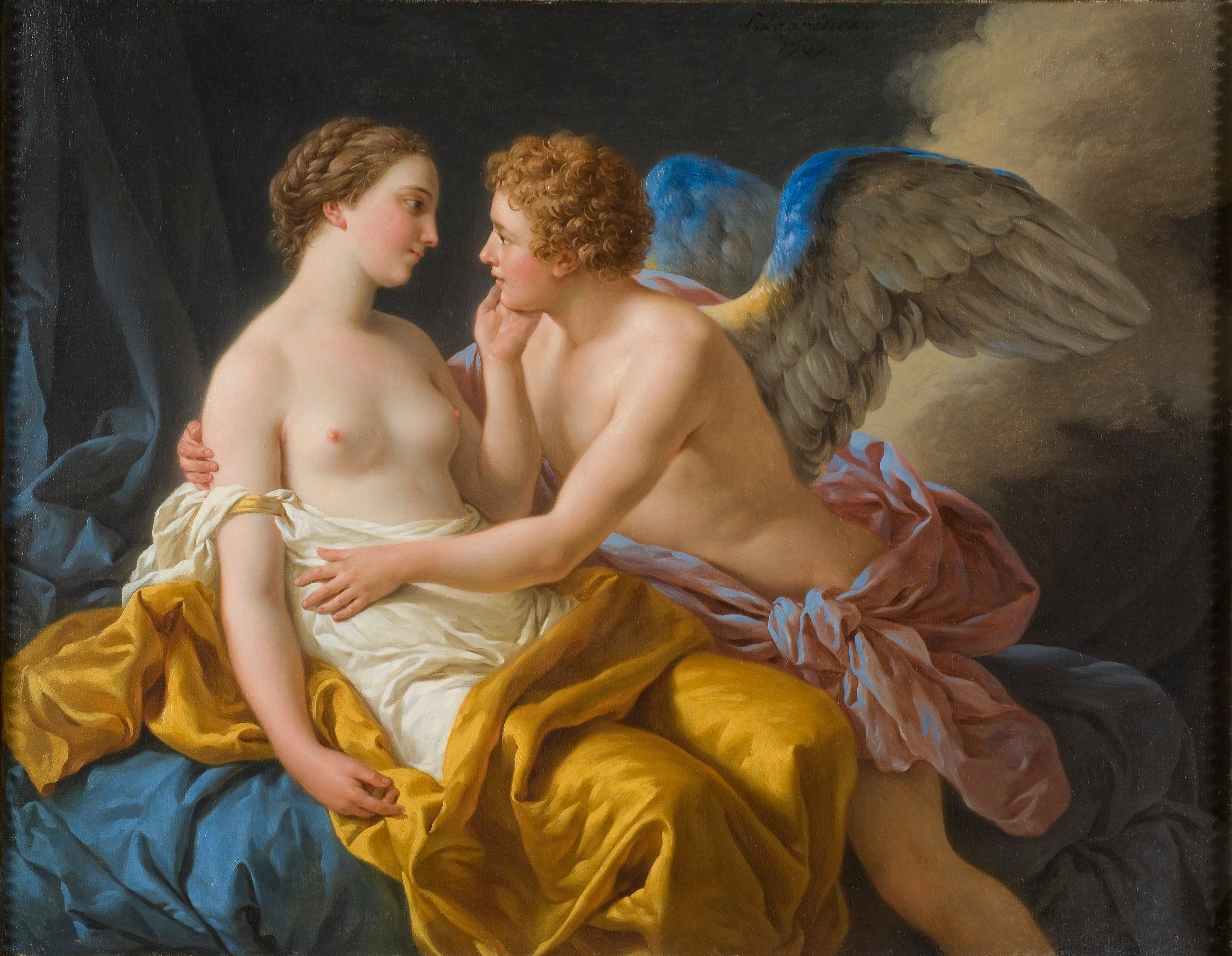 Cupidon et Psyché - Louis Jean François Lagrenée