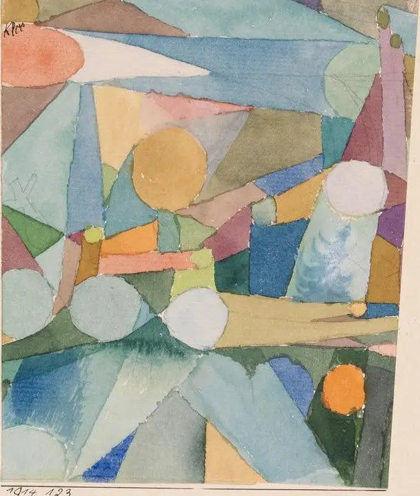 De um esboço de Zurique (Nach einer Scizze aus Zürich) - Paul Klee