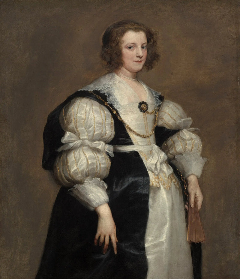Dama com leque - Antoine van Dyck