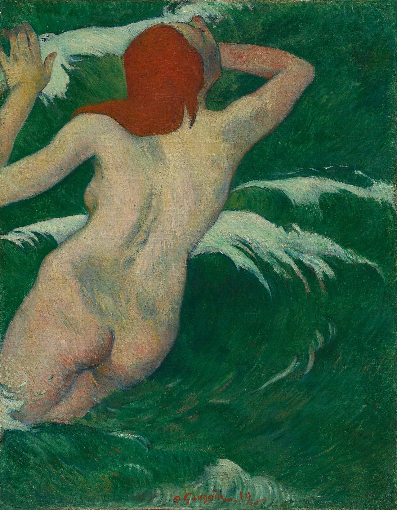 Nas ondas - Paul Gauguin