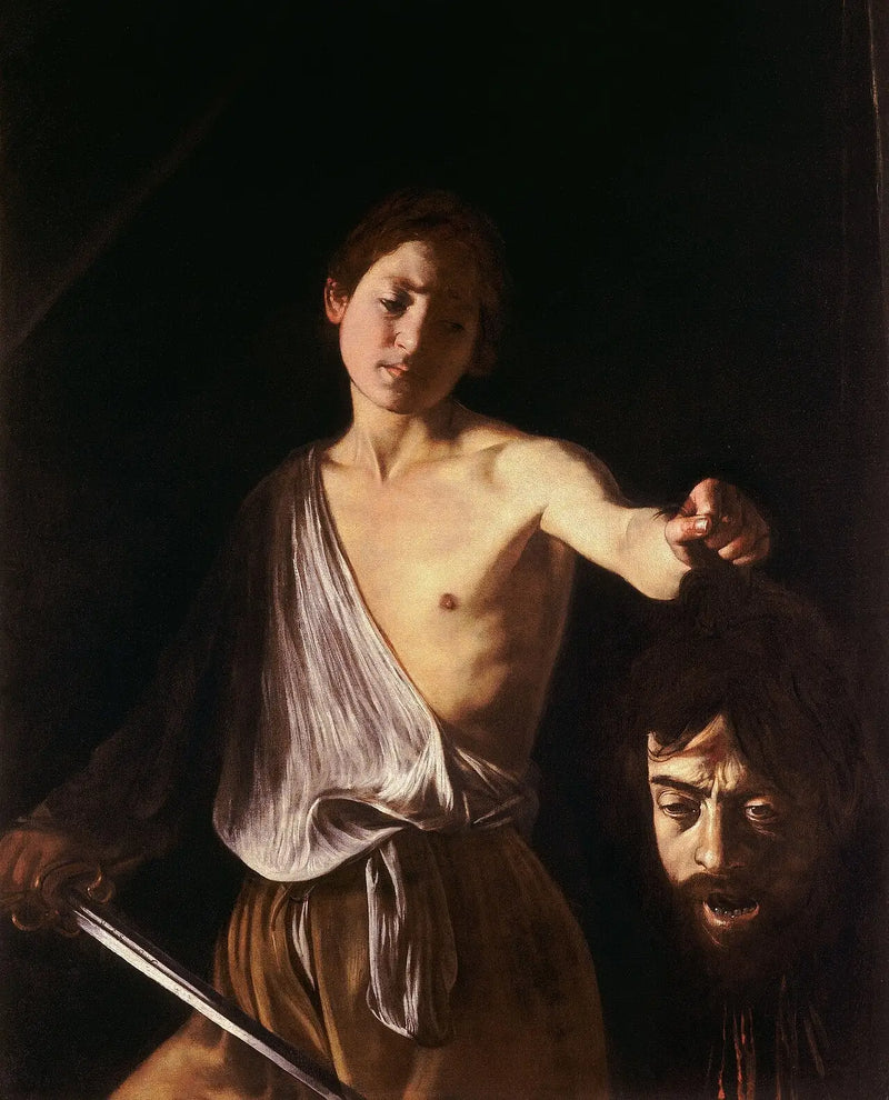 David com a cabeça de Golias - Caravaggio