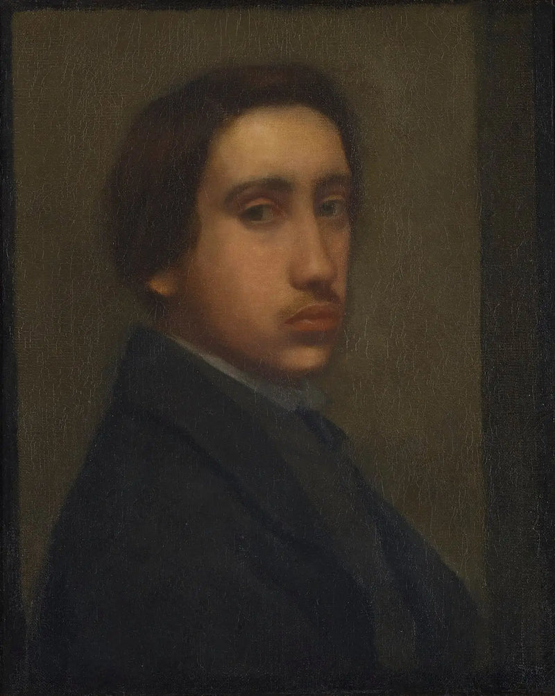 Degas com o paletó preto (Autorretrato) - Edgar Degas