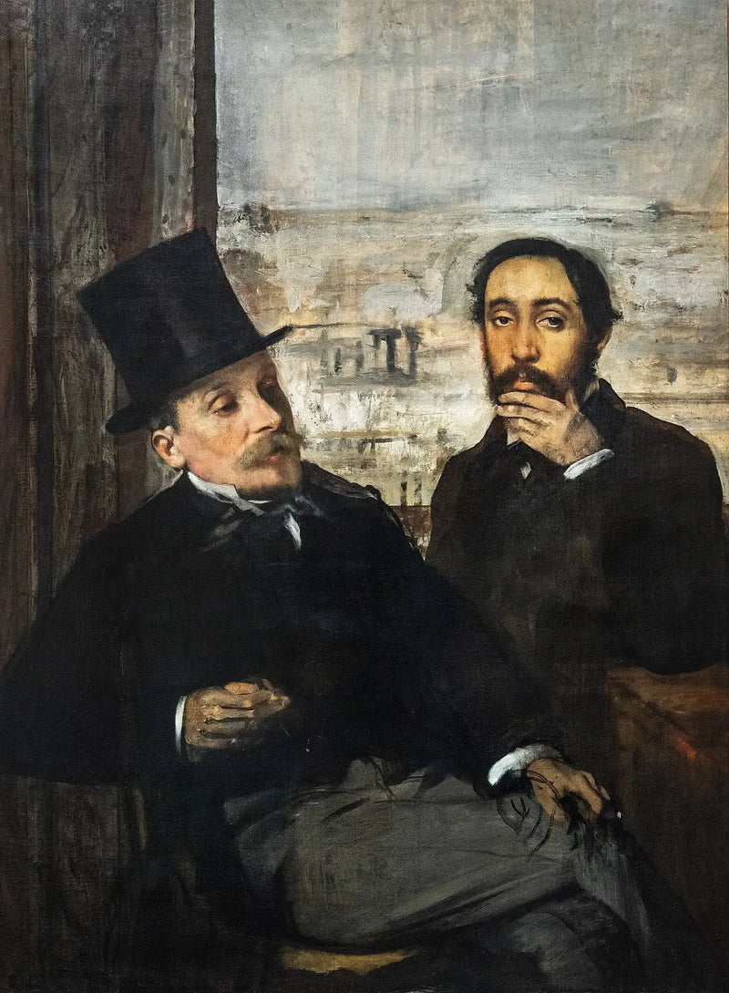 Degas e Évariste de Valernes - Edgar Degas