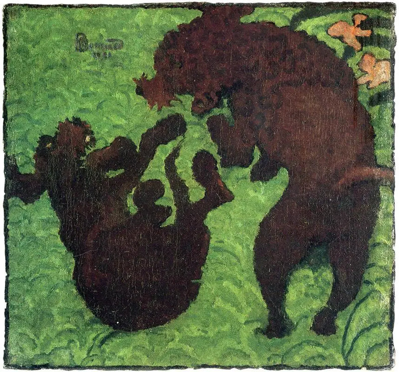 Dois cães - Pierre Bonnard