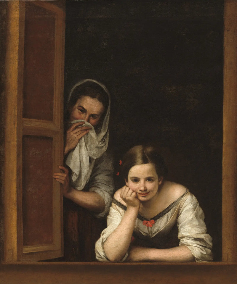 Duas mulheres na janela - Bartolomé Esteban Murillo